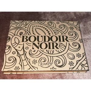 ColourPop Boudoir Noir Eyeshadow Palette 12 Pan Gold Olive Brown Neutral Makeup